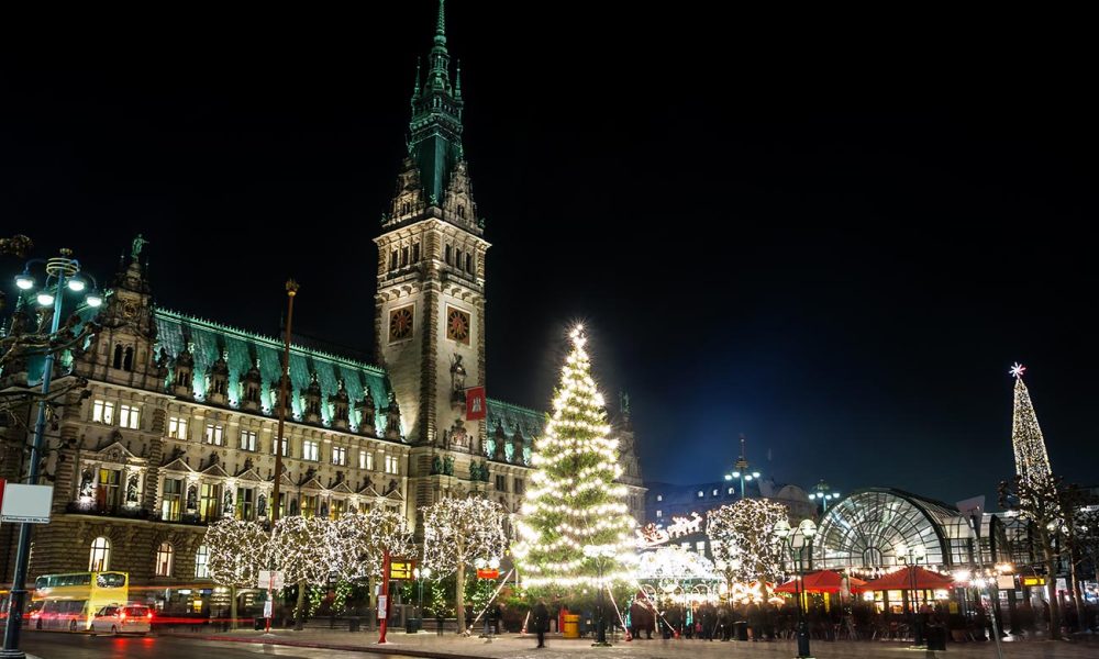 Hamburger Weihnachtsmarkt am Rathaus