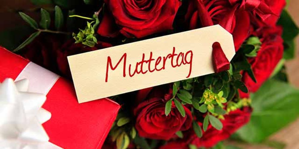 Ein Strauß Rosen zum Muttertag