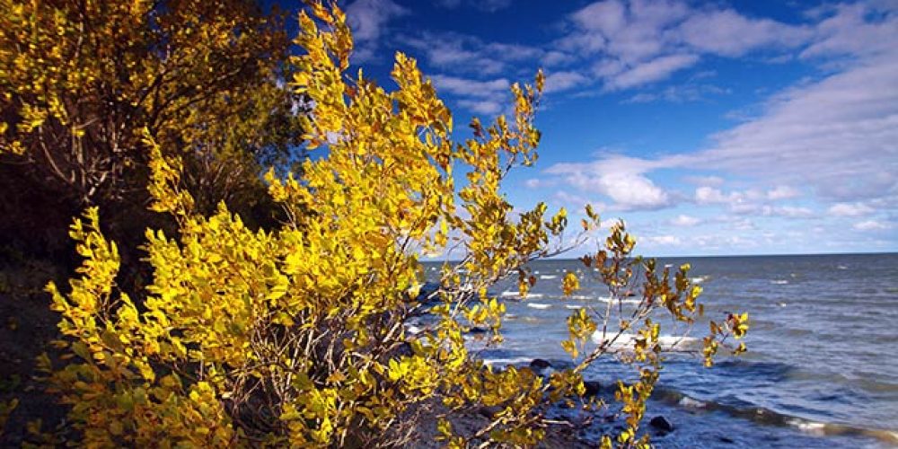 Die Ostsee in der Herbstsonne